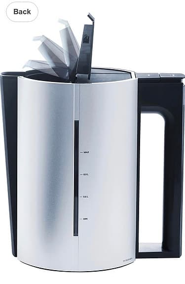 Jacob Jensen 1,2 liters vattenkokare i borstad aluminium