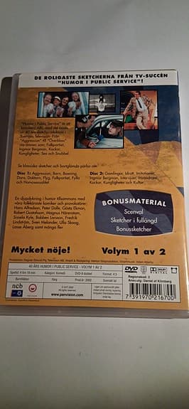 40 års HUMOR i public service – Vol 1 & 2 (Komplett box, Vol 2 INPLASTAD!)