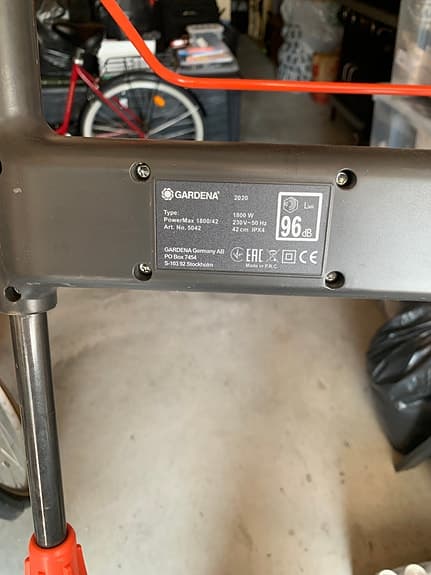 Gardena Powermax 1800/42