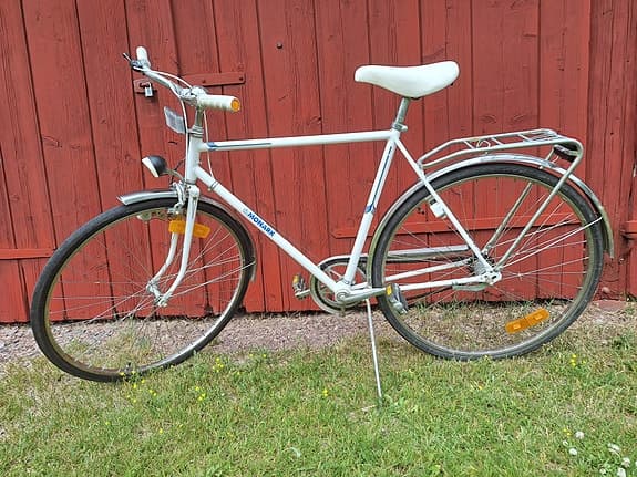 Monark herrcykel 28" M vit