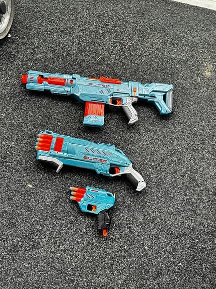 Nerf leksakspistoler paket