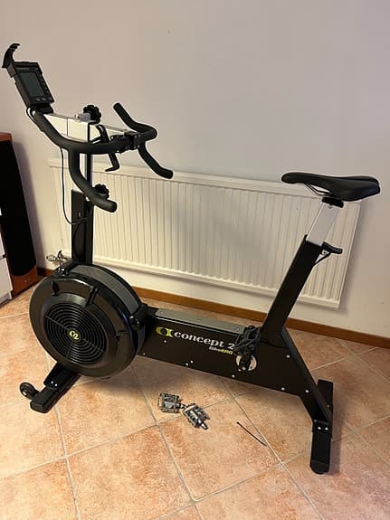 Concept2 BikeErg motionscykel svart