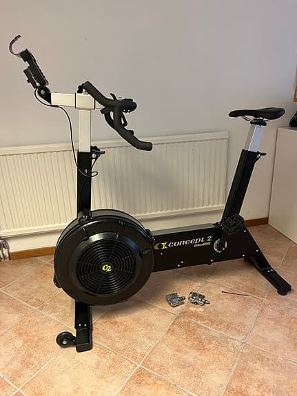 Concept2 BikeErg motionscykel svart