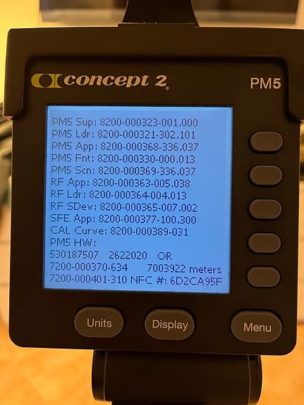 Concept2 BikeErg motionscykel svart