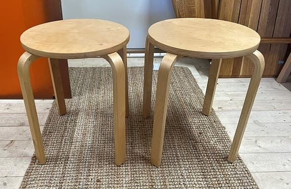 En vintage IKEA Frosta pall (utgången)