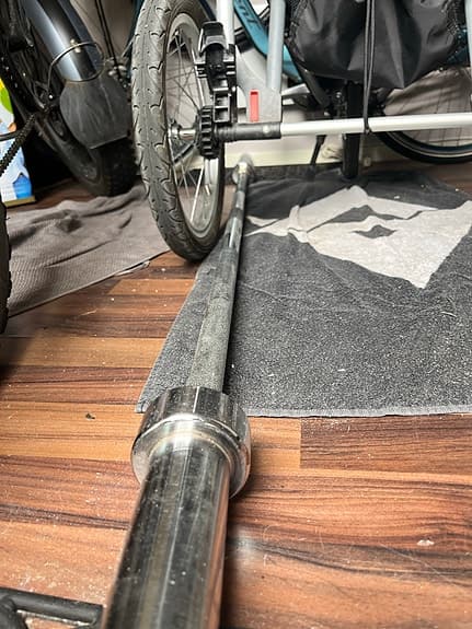Skivstång olympisk för vikter 50mm