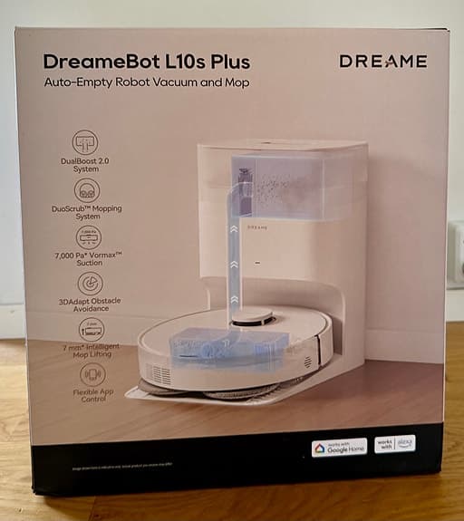 Dreame DreameBot L10s Plus robotdammsugare med mopp
