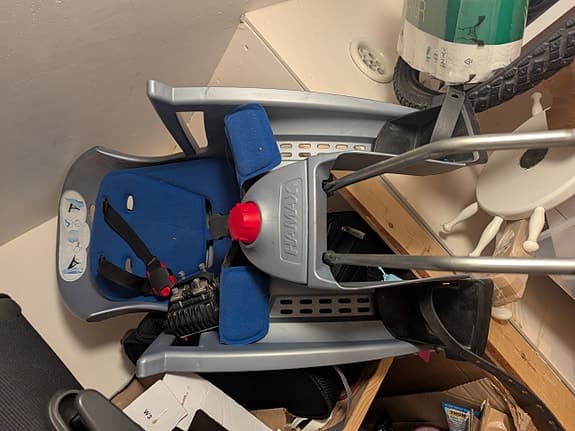 Hamax Siesta cykelsits grå/blå