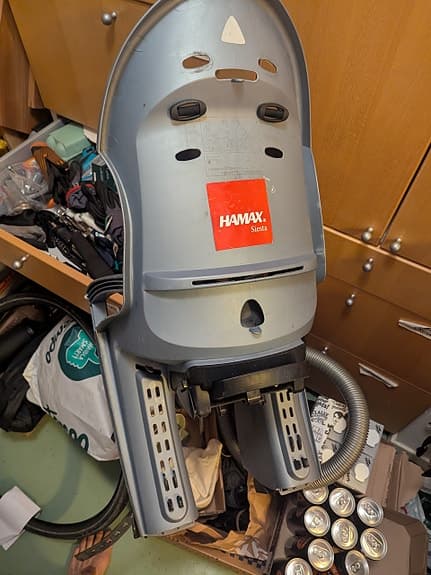 Hamax Siesta cykelsits grå/blå