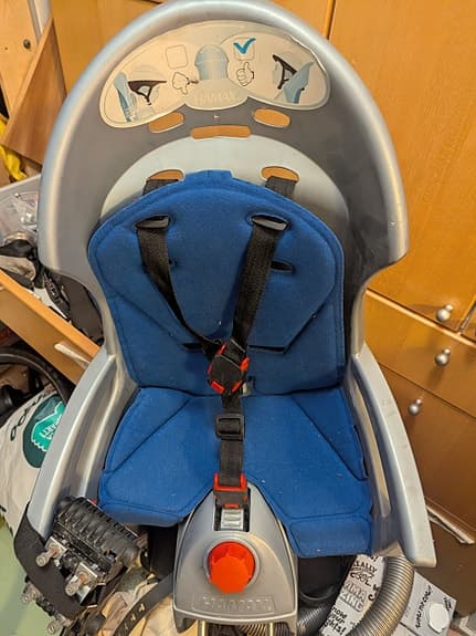 Hamax Siesta cykelsits grå/blå