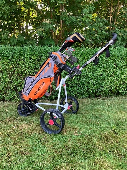 Cobra golfset inkl vagn junior