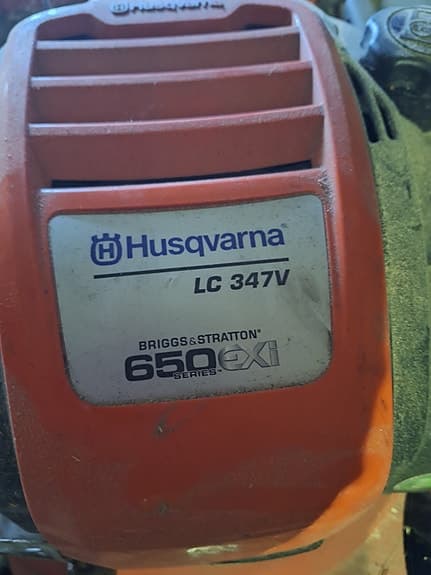 Husqvarna LC 347V gräsklippare bensin orange