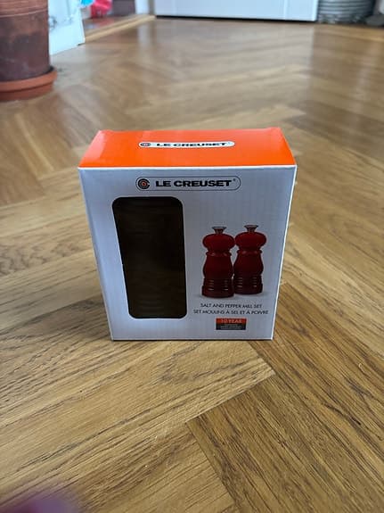 Le Creuset salt- och pepparkvarn set matt svart
