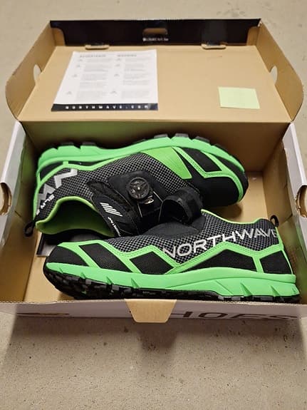 Northwave Mission Plus cykelskor stl 43 svart/grön