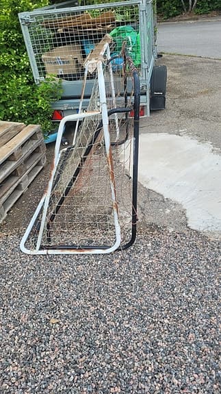 Fotbollsmål med nät