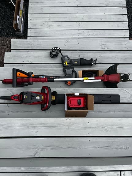 Trimmer Häcksax Yxa Tigersåg