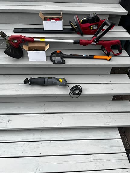 Trimmer Häcksax Yxa Tigersåg