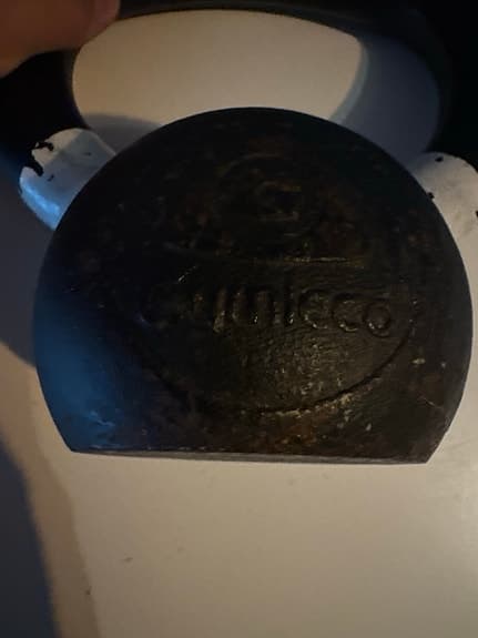 Gymleco kettlebell 4kg/9lb svart