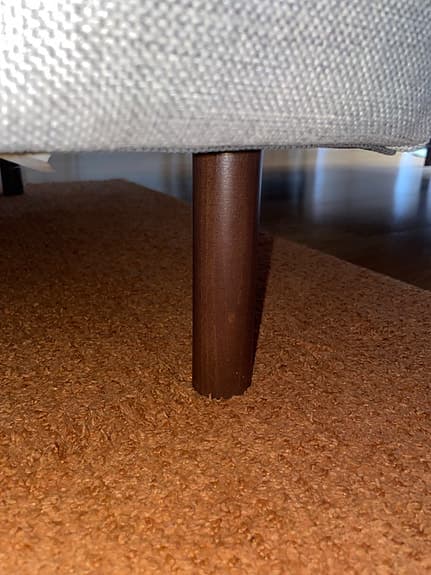 3sits Soffa med pall