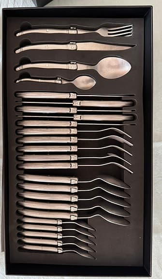 Laguiole by House of Chefs bestickset Grey Stone 24 delar – 2 set
