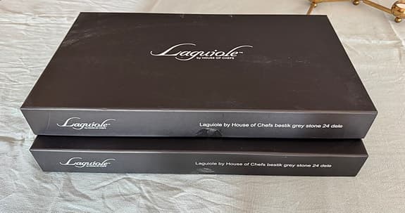 Laguiole by House of Chefs bestickset Grey Stone 24 delar – 2 set