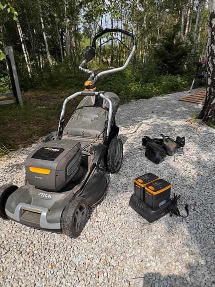 Stiga Combi gräsklippare batteridriven 48v