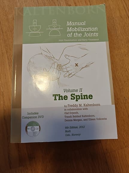 Manual Mobilization of the Joints Volume II The Spine lärobok medicin och hälsa