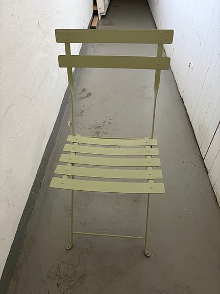 Fermob Grön fällbar metallstol