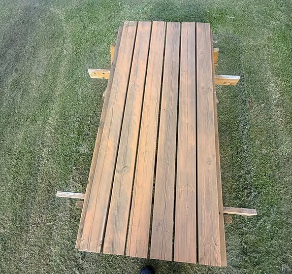 Sittbänk, picknickbord