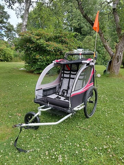 Cykelvagn för ett eller två barn
