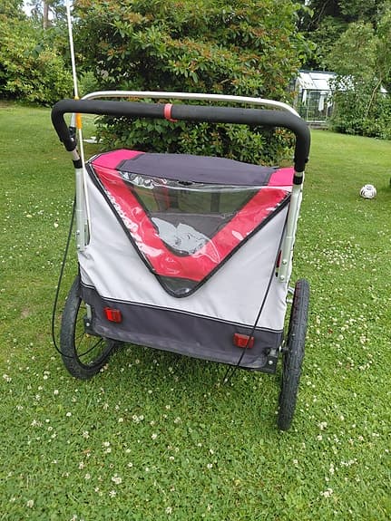 Cykelvagn för ett eller två barn