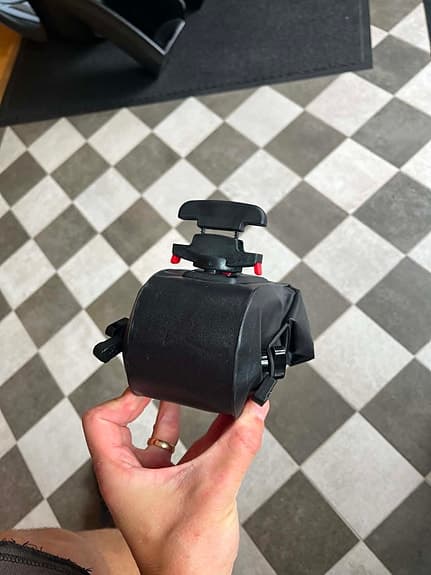 Sadelväska svart cykel