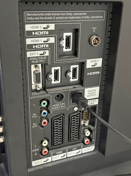 Sharp LC-46LU700S LCD TV 46 tum svart