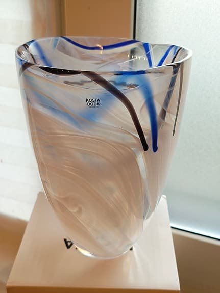 kosta Boda Contrast 20cm. helt ny i kartong