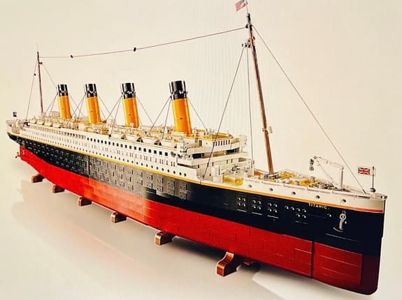 Titanic model kompatibel med Lego
