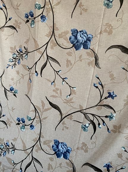 224x134 stor vacker bordsduk duk lin linne bomull blommigt blommönster blommor