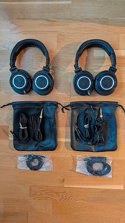 Audio Technica ATH-M50X hörlurar over-ear svart