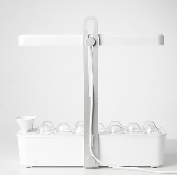 IKEA Nysättra odlingslåda med växtlampa