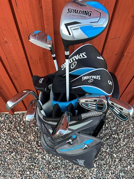 Golfset Spalding Ladies Executive grafit vänster