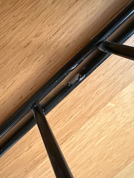 String golvgavlar 85x30cm svarta i gott skick, 4st, nypris ca:3000kr