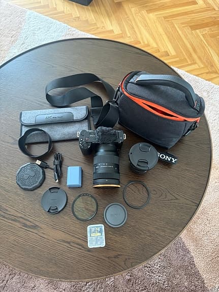 Sony ZV-E1 + Objektiv med tillbehör