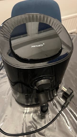 Menuett airfryer svart