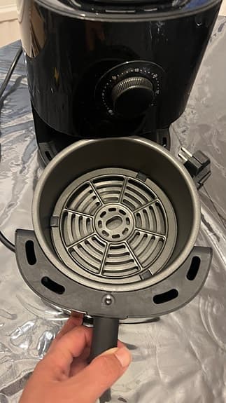 Menuett airfryer svart