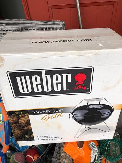 Weber Smokey Joe Gold bärbar kolgrill