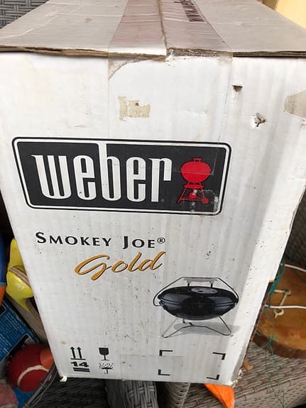 Weber Smokey Joe Gold bärbar kolgrill
