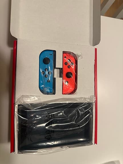 Nintendo Switch spelkonsol V2 HAC-001(-01) + Mars gaming handkontroll.