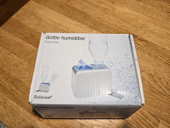 Rubicson Bottle Humidifier luftfuktare resemodell vit