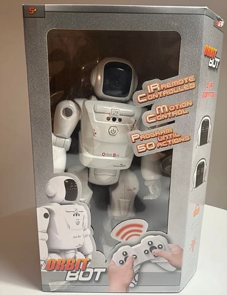 Orbit Bot robotleksak vit med fjärrkontroll