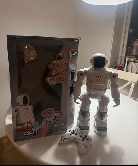 Orbit Bot robotleksak vit med fjärrkontroll