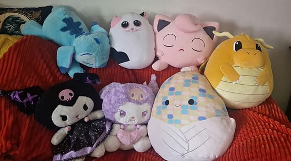 Stora Squishmallows gosedjur samling
